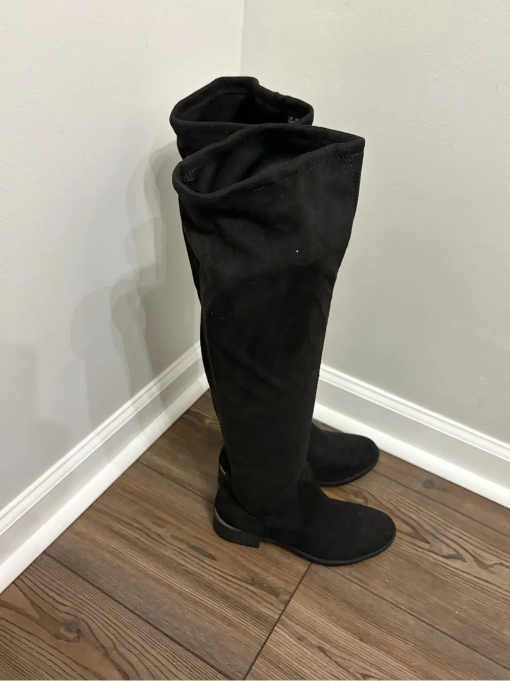 Worthington Black Over-the-Knee Stretch Boots